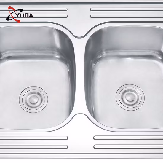 Cupc Certificated China Wholesale Modern Composite Granite Sink Double Bowl Handmade Sink Undermount Stone Sink Quartz Kitchen Sink Farmhouse Sink