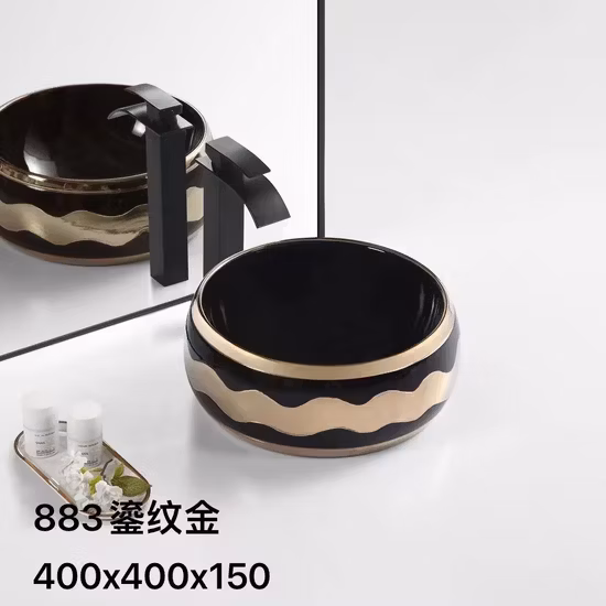 New Design Bathroom Vanity Artificial Stone Basin Solid Surface Bathroom Sinks