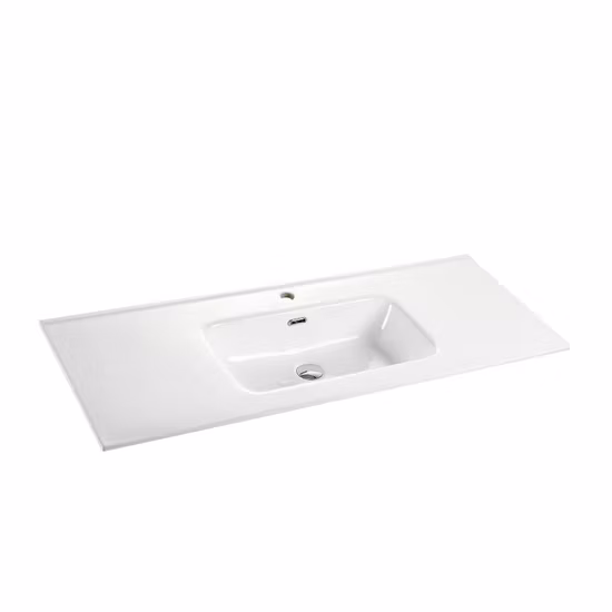 Popular Design Sanitaryware Ceramic Washbasin Rectangular Thin